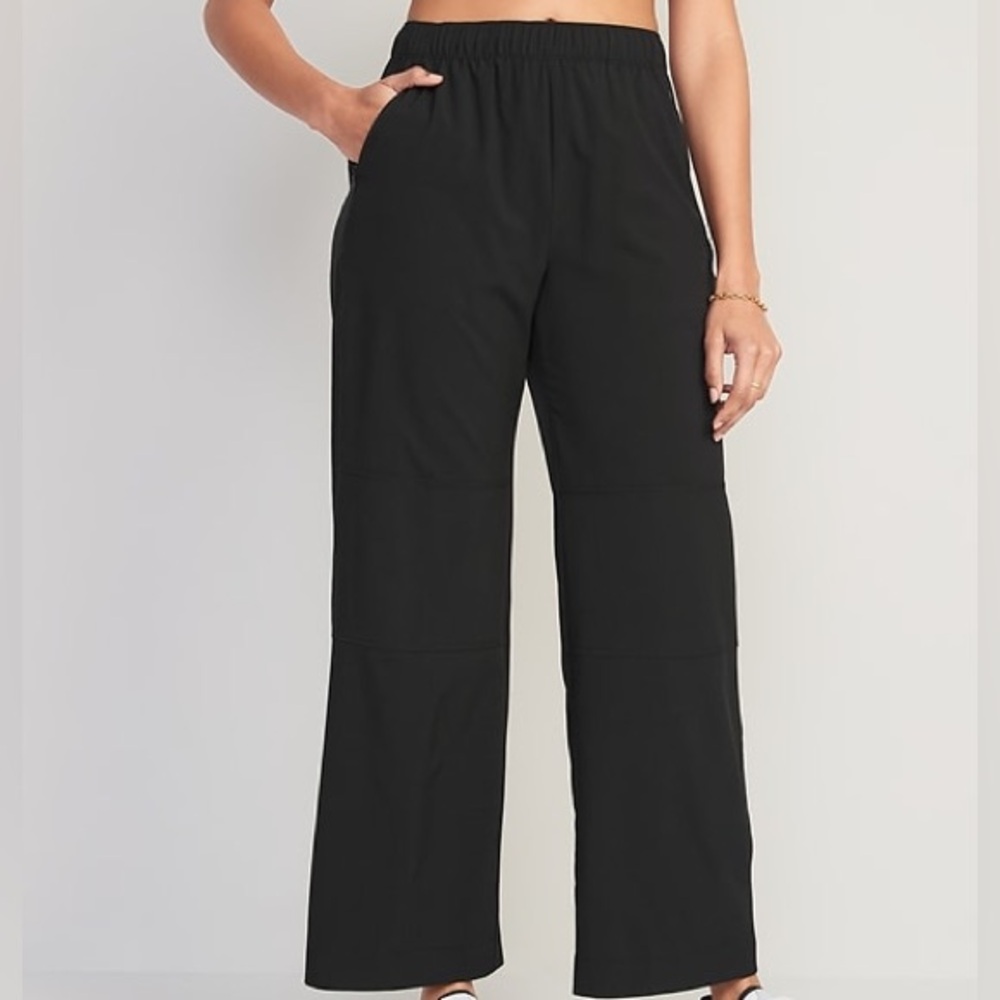 Old Navy Tall High Rise Wide Leg Stretch Tech Scrub Pants